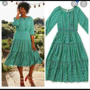 Matilda Jane XS dress floral green